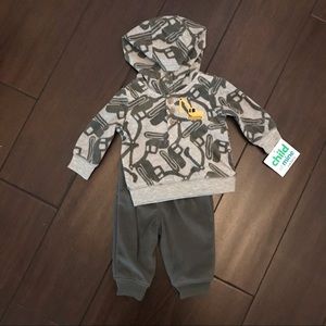 3M Fleece tracksuit with excavator